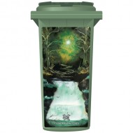 Brett Day Enchanted Forest Wheelie Bin Sticker Panel